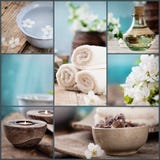 Spa collage stock image Spa collage stock image