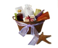 Spa gift basket