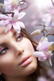 Spa Girl With Flowers Royalty Free Stock Photos Spa Girl With Flowers Royalty Free Stock Photos