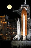 Space Shuttle on launch pad