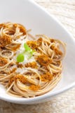 Spaghetti With Pesto Royalty Free Stock Images Spaghetti With Pesto Royalty Free Stock Images