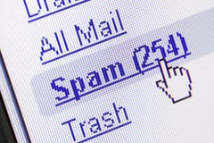 Spam en caja imagen de archivo libre de regalías Spam en caja imagen de archivo libre de regalías
