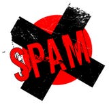 Spam rubber stamp. Grunge design with dust scratches. Effects can be easily removed for a clean, crisp look. Color is easily changed royalty free stock photography Spam rubber stamp. Grunge design with dust scratches. Effects can be easily removed for a clean, crisp look. Color is easily changed royalty free stock photography