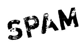 Spam rubber stamp. Grunge design with dust scratches. Effects can be easily removed for a clean, crisp look. Color is easily changed royalty free stock photo Spam rubber stamp. Grunge design with dust scratches. Effects can be easily removed for a clean, crisp look. Color is easily changed royalty free stock photo