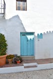 Spanien das Dorf von Frigiliana Ein traditionelles Reihenhaus lizenzfreie stockbilder Spanien das Dorf von Frigiliana Ein traditionelles Reihenhaus lizenzfreie stockbilder