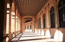 Spanish Architecture At Plaza De Espana, Seville Royalty Free Stock Photography Spanish Architecture At Plaza De Espana, Seville Royalty Free Stock Photography