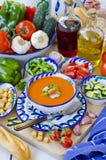 Spanish Cuisine. Gazpacho. stock photos Spanish Cuisine. Gazpacho. stock photos
