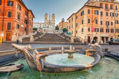 Spanish Steps In Rome Stock Images Spanish Steps In Rome Stock Images