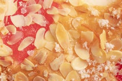 Spanish typical epiphany cake Roscon de Reyes, background royalty free stock photo Spanish typical epiphany cake Roscon de Reyes, background royalty free stock photo