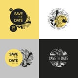 Sparen Sie das Datum - die Hochzeitsgraphik, die in barocke Art eingestellt wird. Vektor lizenzfreie abbildung Sparen Sie das Datum - die Hochzeitsgraphik, die in barocke Art eingestellt wird. Vektor lizenzfreie abbildung