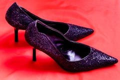 Sparkly Shoes Stock Image