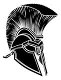 Spartan Ancient Greek Helmet illustration libre de droits Spartan Ancient Greek Helmet illustration libre de droits