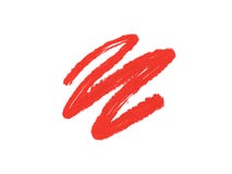 Spazzola acrilica astratta della linea rossa su fondo bianco per testo o il logo illustrazione di stock Spazzola acrilica astratta della linea rossa su fondo bianco per testo o il logo illustrazione di stock