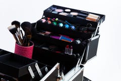 Spazzole e strumenti di trucco Immagine Stock Spazzole e strumenti di trucco Immagine Stock