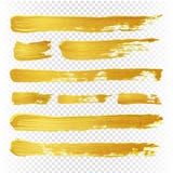 Spazzole strutturate dell'estratto di vettore giallo della pittura dell'oro Colpi disegnati a mano dorati della spazzola royalty illustrazione gratis Spazzole strutturate dell'estratto di vettore giallo della pittura dell'oro Colpi disegnati a mano dorati della spazzola royalty illustrazione gratis