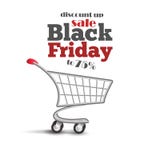 Special Discount template for sale. Black Friday banner. Royalty Free Stock Photography Special Discount template for sale. Black Friday banner. Royalty Free Stock Photography