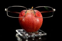 Spectacled Apple Royalty Free Stock Photos