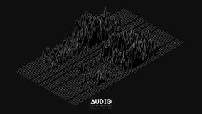 Spectre audio de wavefrom d'écho du vecteur 3d La musique abstraite ondule le graphique d'oscillation Visualisation futuriste d'o illustration de vecteur Spectre audio de wavefrom d'écho du vecteur 3d La musique abstraite ondule le graphique d'oscillation Visualisation futuriste d'o illustration de vecteur