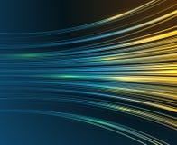 Speed motion blue light curves abstract tech vector graphic background