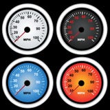 Speedometers Royalty Free Stock Image