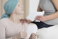 Spending day with cancer patient stock image Spending day with cancer patient stock image