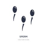 Spermasymbol på vit bakgrund Enkel beståndsdelillustration från vård- och medicinskt begrepp vektor illustrationer Spermasymbol på vit bakgrund Enkel beståndsdelillustration från vård- och medicinskt begrepp vektor illustrationer