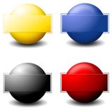 Sphere Shaped Logos Royalty Free Stock Image