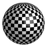 Sphère avec le modèle carré sur la surface, la terre de planète d'échecs de vecteur illustration de vecteur Sphère avec le modèle carré sur la surface, la terre de planète d'échecs de vecteur illustration de vecteur