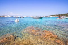 Spiaggia Del Grande Pevero, Sardinia, Włochy zdjęcia stock Spiaggia Del Grande Pevero, Sardinia, Włochy zdjęcia stock