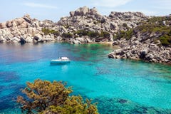 Spiaggia pittoresca in Sardegna immagini stock libere da diritti Spiaggia pittoresca in Sardegna immagini stock libere da diritti