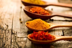 Spices And Herbs Over Wooden Background Royalty Free Stock Image Spices And Herbs Over Wooden Background Royalty Free Stock Image