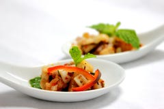 Spicy Squid and Shrimps stock images Spicy Squid and Shrimps stock images