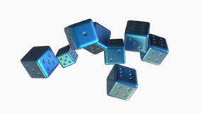 Spiel würfelt 3d lizenzfreie abbildung Spiel würfelt 3d lizenzfreie abbildung