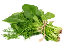 Spinach leaves isolate on white background. Healthy food. stock photography Spinach leaves isolate on white background. Healthy food. stock photography
