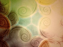 Spiral Art Pattern On Canvas Royalty Free Stock Images