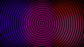 Spiral mörk bakgrundstapet för neon royaltyfri illustrationer Spiral mörk bakgrundstapet för neon royaltyfri illustrationer