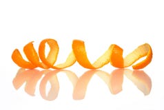 Spiral orange peel with reflection