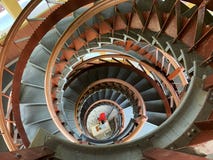 Spiral staircase abstract perspective baltimore maryland