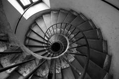 Spiral Stairs, Black And White. Architecture Old Italian Palace. Royalty Free Stock Photography Spiral Stairs, Black And White. Architecture Old Italian Palace. Royalty Free Stock Photography