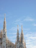 Spires Dome Milan Royalty Free Stock Photography