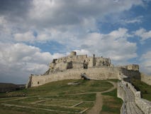 The Spis Castle, Spissky hrad National Cultural Monument, Slovakia stock photo The Spis Castle, Spissky hrad National Cultural Monument, Slovakia stock photo