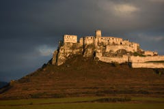Spissky hrad, Unesco, Slowakije royalty-vrije stock foto's Spissky hrad, Unesco, Slowakije royalty-vrije stock foto's