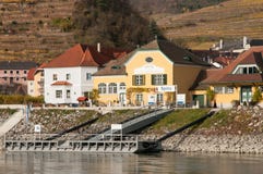 Spitz an der Donau is a market town in the Austrian State of Low royalty free stock photos Spitz an der Donau is a market town in the Austrian State of Low royalty free stock photos