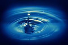 Splashing water drop Royalty Free Stock Photography Splashing water drop Royalty Free Stock Photography