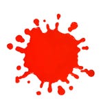 Splat rouge de peinture Splat rouge de peinture