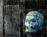 Spooky Ghost Grunge Halloween Textured Background Royalty Free Stock Photography Spooky Ghost Grunge Halloween Textured Background Royalty Free Stock Photography