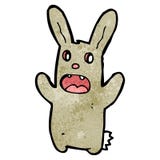 Spooky Zombie Bunny Cartoon Stock Photography