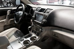 Sport Car Interior,cab Royalty Free Stock Images