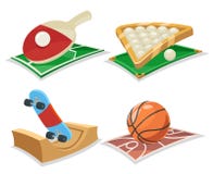 Sport Cartoon Icons Set Vector Illustration. Sport Cartoon and Icons Set Vector Illustration royalty free illustration Sport Cartoon Icons Set Vector Illustration. Sport Cartoon and Icons Set Vector Illustration royalty free illustration
