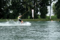 Sport di azione di Wakeboard immagini stock Sport di azione di Wakeboard immagini stock